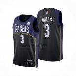 Maglia Indiana Pacers Chris Duarte #3 Citta 2022-23 Blu