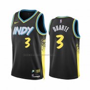 Maglia Indiana Pacers Chris Duarte #3 Citta 2023-24 Nero