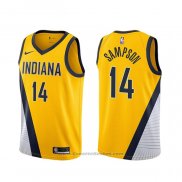 Maglia Indiana Pacers Jakarr Sampson #14 Statement 2019-20 Giallo