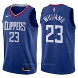 Maglia Los Angeles Clippers Lou Williams #23 Icon 2017-18 Blu
