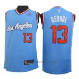 Maglia Los Angeles Clippers Paul George #13 2019-20 Blu