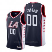 Maglia Los Angeles Clippers Personalizad Citta 2019 Blu