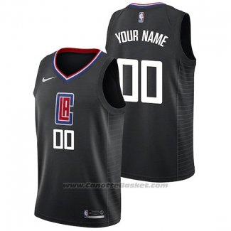 Maglia Los Angeles Clippers Personalizad Statement 2019 Neroa