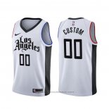 Maglia Los Angeles Clippers Personalizzate Citta 2019-20 Bianco