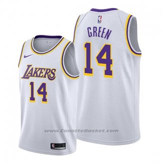Maglia Los Angeles Lakers Danny Green #14 Association Bianco