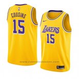 Maglia Los Angeles Lakers Demarcus Cousins #15 Icon 2019-20 Giallo