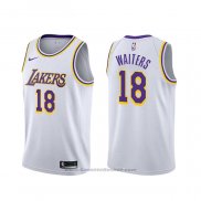 Maglia Los Angeles Lakers Dion Waiters #18 Association Bianco