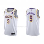 Maglia Los Angeles Lakers Kent Bazemore NO 9 Association 2021-22 Bianco