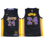 Maglia Los Angeles Lakers Kobe Bryant #24 2017-18 Nero