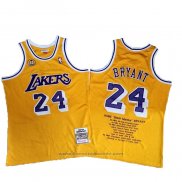 Maglia Los Angeles Lakers Kobe Bryant #24 Giallo