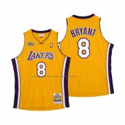 Maglia Los Angeles Lakers Kobe Bryant NO 8 Icon 1999-00 Finals Bound Giallo