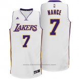 Maglia Los Angeles Lakers Larry Nance Jr. #7 Bianco