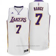 Maglia Los Angeles Lakers Larry Nance Jr. #7 Bianco