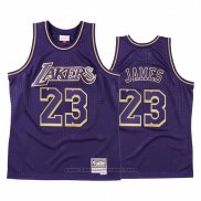 Maglia Los Angeles Lakers LeBron James #23 2020 Chinese New Year Throwback Viola