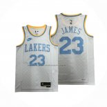 Maglia Los Angeles Lakers LeBron James #23 Classic 2022-23 Bianco