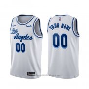 Maglia Los Angeles Lakers Personalizzate Classic Bianco