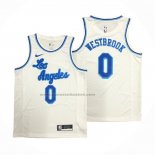 Maglia Los Angeles Lakers Russell Westbrook NO 0 Classic 2019-20 Bianco