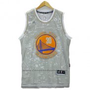 Maglia Luci Della Citta Golden State Warriors Stephen Curry #30 Grigio