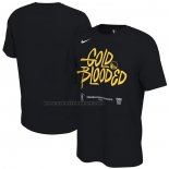 Maglia Manica Corta Golden State Warriors 2023 NBA Playoffs Mantra Nero