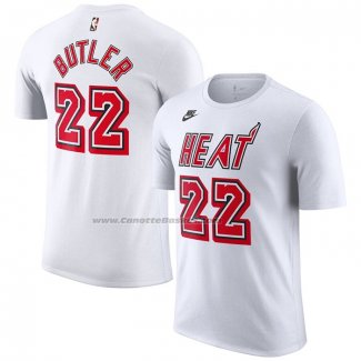 Maglia Manica Corta Miami Heat Jimmy Butler Classic 2022-23 Bianco