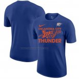 Maglia Manica Corta Oklahoma City Thunder Blu