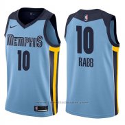 Maglia Memphis Grizzlies Ivan Rabb #10 Statement 2017-18 Blu