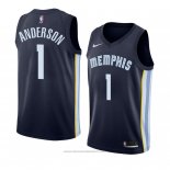 Maglia Memphis Grizzlies Kyle Anderson #1 Icon 2018 Blu