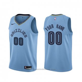 Maglia Memphis Grizzlies Personalizzate Statement Blu