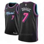 Maglia Miami Heat Goran Dragic #7 Citta 2018-19 Nero