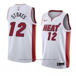 Maglia Miami Heat Jarnell Stokes #12 Association 2018 Bianco