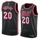 Maglia Miami Heat Justise Winslow #20 Classic 2018 Nero