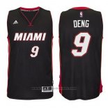 Maglia Miami Heat Luol Deng #9 Nero