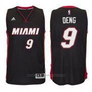 Maglia Miami Heat Luol Deng #9 Nero