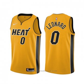 Maglia Miami Heat Meyers Leonard #0 Earned 2020-21 Or