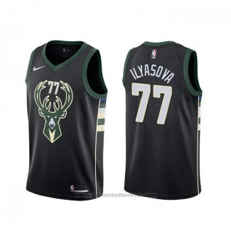 Maglia Milwaukee Bucks Ersan Ilyasova #77 Statement Nero