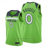 Maglia Minnesota Timberwolves D'angelo Russell #0 Statement 2019-20 Verde