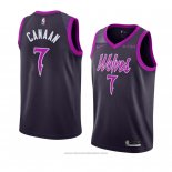 Maglia Minnesota Timberwolves Isaiah Canaan #7 Citta 2018-19 Viola