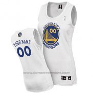 Maglia Mujre Golden State Warriors Adidas Personalizzate Bianco