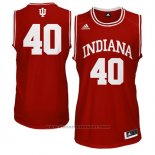 Maglia NCAA Indiana Hoosiers Cody Zeller #40 Rosso