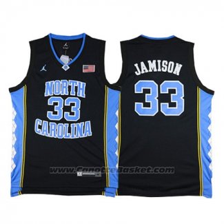 Maglia NCAA North Carolina Tar Heels Antawn Jamison #33 Nero