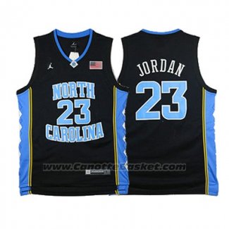 Maglia NCAA North Carolina Tar Heels Michael Jordan #23 Nero