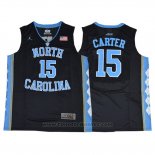 Maglia NCAA North Carolina Tar Heels Vince Carter #15 Nero