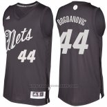 Maglia Natale 2016 Brooklyn Nets Bojan Bogdanovic #44 Nero