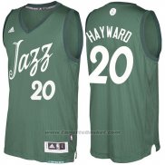 Maglia Natale 2016 Utah Jazz Gordon Hayward #20 Veder
