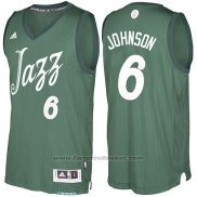 Maglia Natale 2016 Utah Jazz Joe Johnson #6 Veder