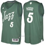 Maglia Natale 2016 Utah Jazz Rodney Hood #5 Veder