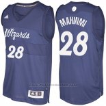 Maglia Natale 2016 Washington Wizards Ian Mahinmi #28 Blu