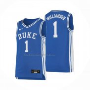 Maglia Ncaa Duke Blue Devils Zion Williamson Blu