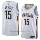 Maglia New Orleans Pelicans Frank Jackson #15 Association 2018 Bianco