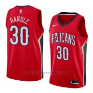 Maglia New Orleans Pelicans Julius Randle #30 Statement 2018 Rosso